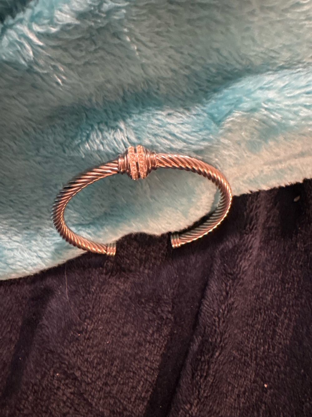 Gold-Tone Twisted Cable Cuff Bracelet - Women's Jewelry
